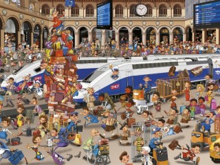 Пазл «Кто не успел,тот опаздал»