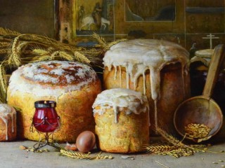 Пазл «Куличи на Пасху»