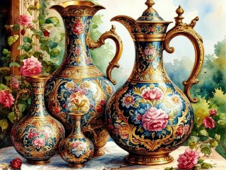 Пазл «Кувшины»
