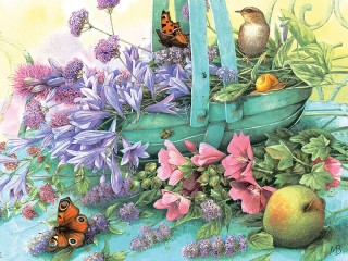 Пазл «Летние цветы»