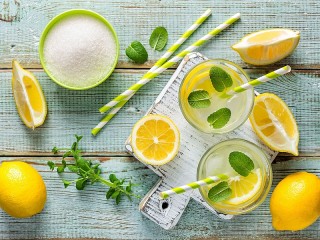 Пазл «Лимонный напиток»