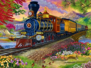 Пазл «Локомотив»