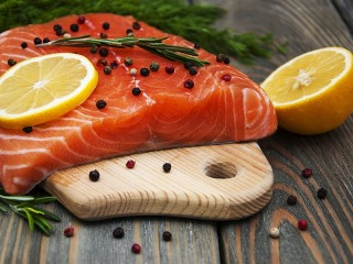 Пазл «Лосось с лимоном»