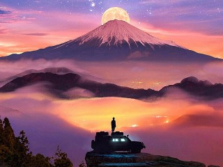 Пазл «Лунные силуэты»