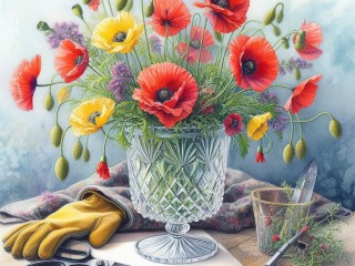 Пазл «Маки»