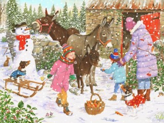 Пазл «Маленький ослик»