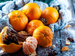 Пазл «Мандарины»