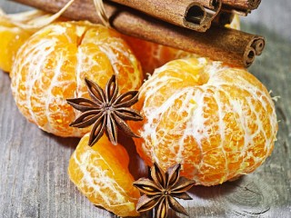 Пазл «Мандарины и корица»