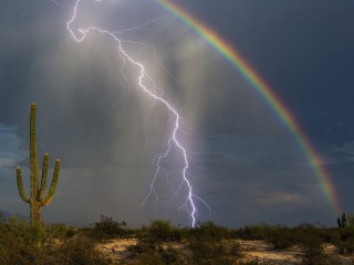 Пазл «Молния и радуга»