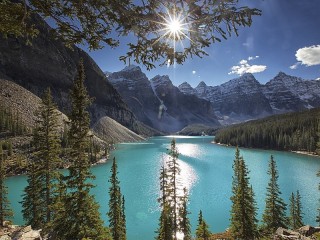 Пазл «Moraine,Alberta»