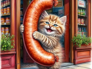 Пазл «Моя колбаса»