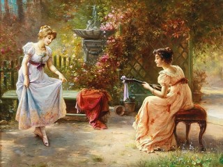 Пазл «Музыка в саду»