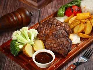 Пазл «Мясо и овощи»