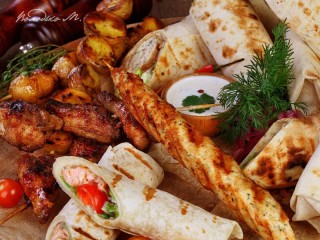 Пазл «Мясо и зелень»