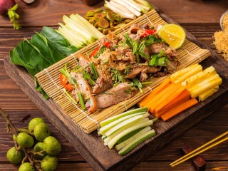 Пазл «Мясо с кунжутом»