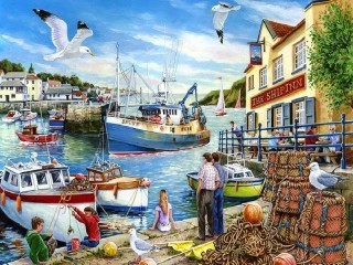 Пазл «На причале»