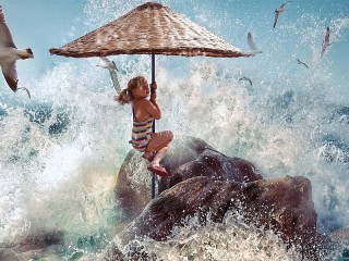 Пазл «Накрыло волной»