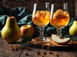 Пазл «Напиток из груши»