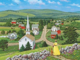 Пазл «Наш городок»