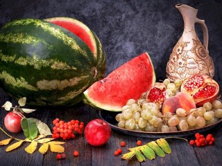 Пазл «Натюрморт с фруктами»