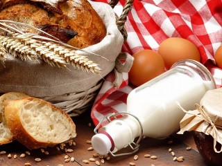 Пазл «Натюрморт с хлебом»