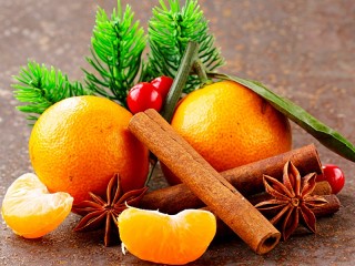 Пазл «Натюрморт с мандаринами»