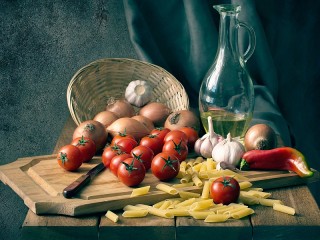 Пазл «Натюрморт с овощами»