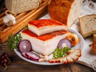 Пазл «Натюрморт с салом»