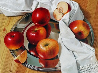 Пазл «Натюрморт с яблоками»