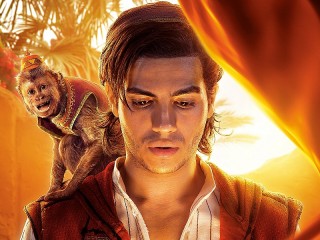 Пазл «Обезьяна и парень»