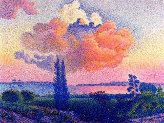 Пазл «Облако над водой»