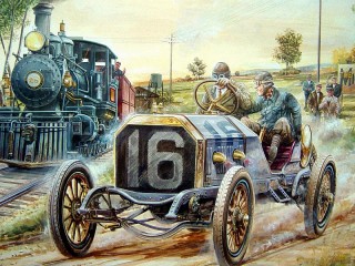 Пазл «Обогнать паровоз»