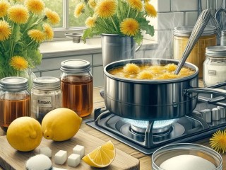 Пазл «Одуванчики и лимоны»