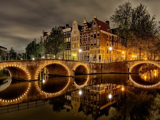 Пазл «Огни Амстердама»