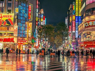 Пазл «Огни Токио»