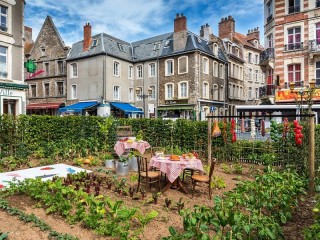 Пазл «Огород в городе»