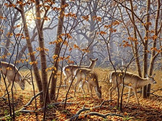 Пазл «Олени»