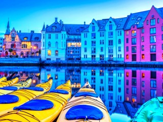 Пазл «Олесунн Норвегия»