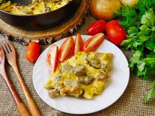 Пазл «Омлет с грибами»