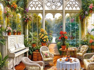 Пазл «Оранжерея»