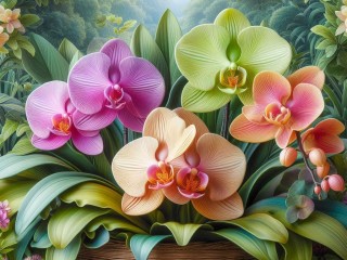 Пазл «Орхидея»