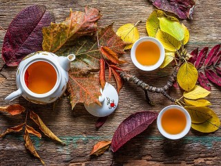 Пазл «Осенний чай»