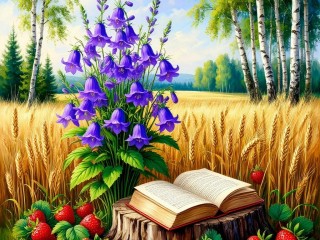 Пазл «Открытая книга»