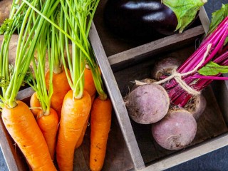 Пазл «Овощи в ящике»