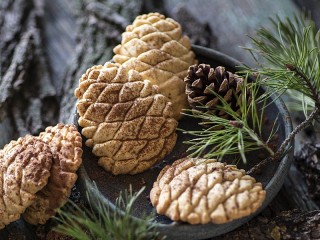 Пазл «Печенье в виде шишек»