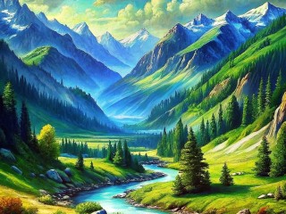 Пазл «Пейзаж»