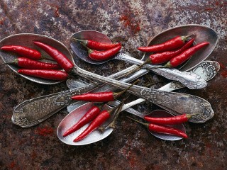 Пазл «Перец и ложки»