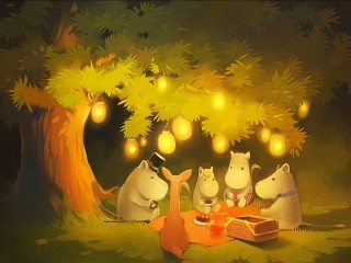 Пазл «Пикник муми-троллей»