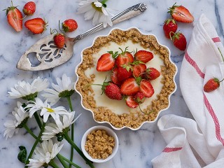 Пазл «Пирог с клубникой»