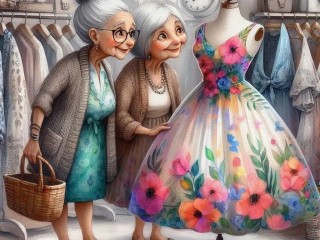 Пазл «Платье»